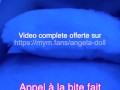 Angela Doll - Je vide les couilles d'un followers SNAP après un appel à la bite sur mes réseaux