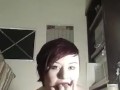 my first anal fingering video - camgirl  barely legal anal masturbation