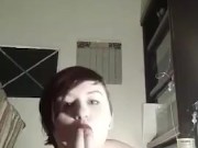 my first anal fingering video - camgirl  barely legal anal masturbation