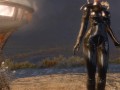 Black Latex Catsuit