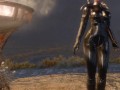 Black Latex Catsuit
