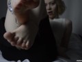 Foot Tease Pov with two Anklets and Heels - Amateur Hot Teen