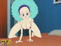 DRAGON BALL Z 2D Real Anime BULMA afro #2 Doggystyle Big Japanese Ass Booty MILF Cosplay Hentai