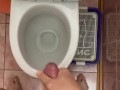 Hot Guy Is Peeing In The Public Toilet