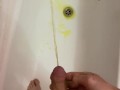 Hot Guy Is Peeing In The Public Toilet