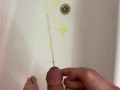 Hot Guy Is Peeing In The Public Toilet