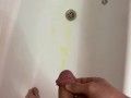 Hot Guy Is Peeing In The Public Toilet