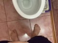Hot Guy Is Peeing In The Public Toilet