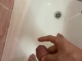 Hot Guy Is Peeing In The Public Toilet