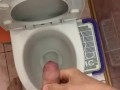 Hot Guy Is Peeing In The Public Toilet