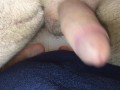 Guy Humping A Fluffy Towel While Moaning/ Hands Free Cum