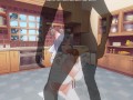 3D HENTAI Yumi sucks a big cock