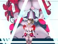 3D animation idol in slut suit on the stage sexy dance MMD