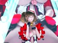 3D animation idol in slut suit on the stage sexy dance MMD