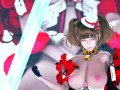3D animation idol in slut suit on the stage sexy dance MMD
