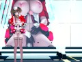 3D animation idol in slut suit on the stage sexy dance MMD