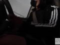 Sheer Top While Driving and Touching Myself