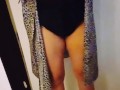 Sexy cheetah in lingerie tease