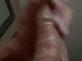 Rope tied balls unload cum!! Look at that COCK 