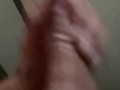 Rope tied balls unload cum!! Look at that COCK 