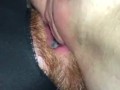 I just cum covered her pussy with multiple cumshots from 2 orgasms and I swallowed every cum drop