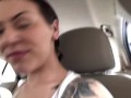 Brooke Farting In Her Car!