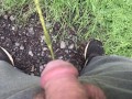 Peeing Outdoors Near Highway
