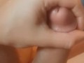 Watch Him Blow Another Hot Creamy Load with Left Hand!