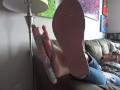 Dangling My Flip Flops in your Face!
