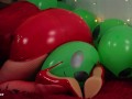 Compilation of Air Ballons Latex Fetish video