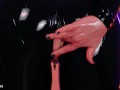 compilation of latex rubber catsuit videos by Arya Grander. tight shiny fetish clothes on curvy body