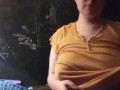 Curvy girl first solo video