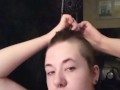 Curvy girl first solo video