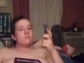 Curvy girl first solo video