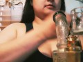 Arab BBW does Purple Punch Dab