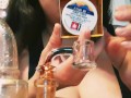 Arab BBW does Purple Punch Dab