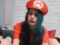 Smoking and Cuming Hot Mario - Cosplay Smoke Fetish Masturbation PornHub Exclusive Preview