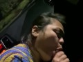 Sexy Asian Slut Picks Up BBC Boyfriend And Sucks his Dick In the Car 