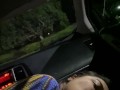 Sexy Asian Slut Picks Up BBC Boyfriend And Sucks his Dick In the Car 