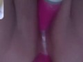 CUM CREAM GUSH! DP pussy/anal, remotely controlled by husband from his desk at work!