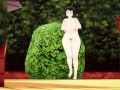 Shy girlfriend stripped off on camera for Tiktok views | naked spot with unshaven pussy|