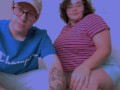 Couple makes cute bouncing boob and big booty video mixed gorgeous Spanish girl interracial love 