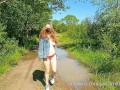 Mysterious disappearance of clothes for a walk