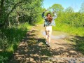 Mysterious disappearance of clothes for a walk
