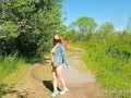Mysterious disappearance of clothes for a walk