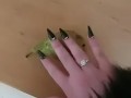 Weird nail fetish and pear ... Ellie Louise 