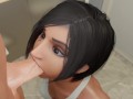 Pharah swallows big cock/ Фара заглатывает большой член