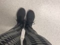my pussy gets so wet here at work, watch me taste my Creamy Pussy Grool in my wet Burgundy Panties 