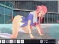 CM3D2 The Future Diary hentai - Yuno Gasai fucked in public