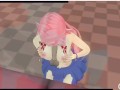 [CM3D2] The Future Diary hentai - Sexual fun with Yuno Gasai in locker room